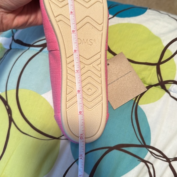Tom’s Alpargata canvas pink Barbie heritage pull on flat shoe size 9 - Picture 8 of 8